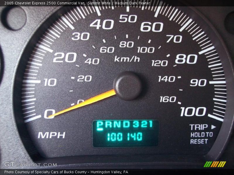 Summit White / Medium Dark Pewter 2005 Chevrolet Express 2500 Commercial Van