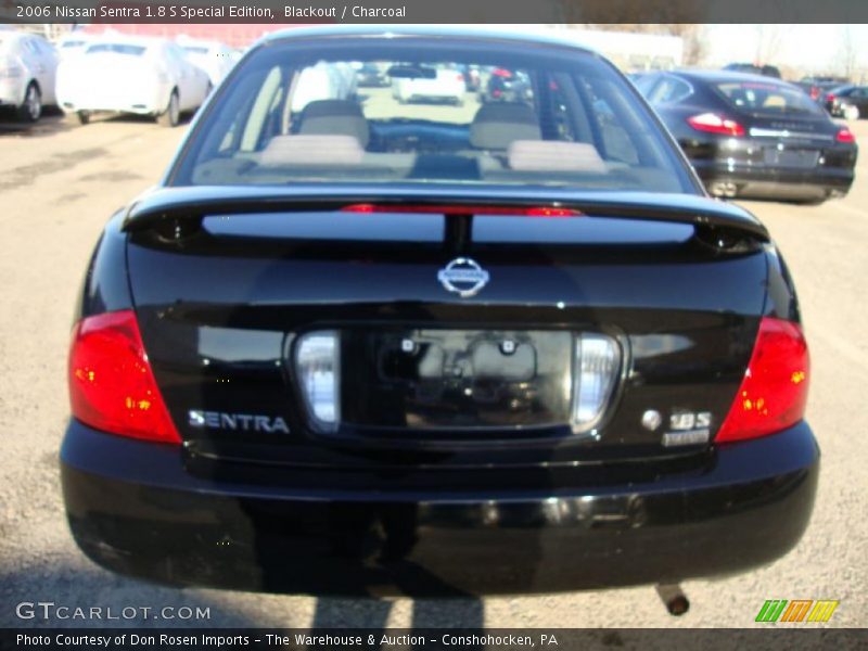 Blackout / Charcoal 2006 Nissan Sentra 1.8 S Special Edition