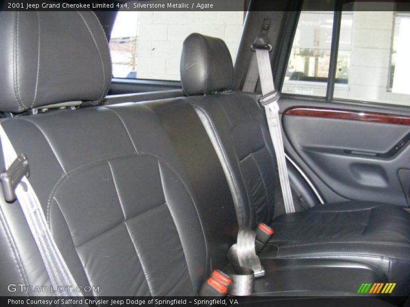 Silverstone Metallic / Agate 2001 Jeep Grand Cherokee Limited 4x4