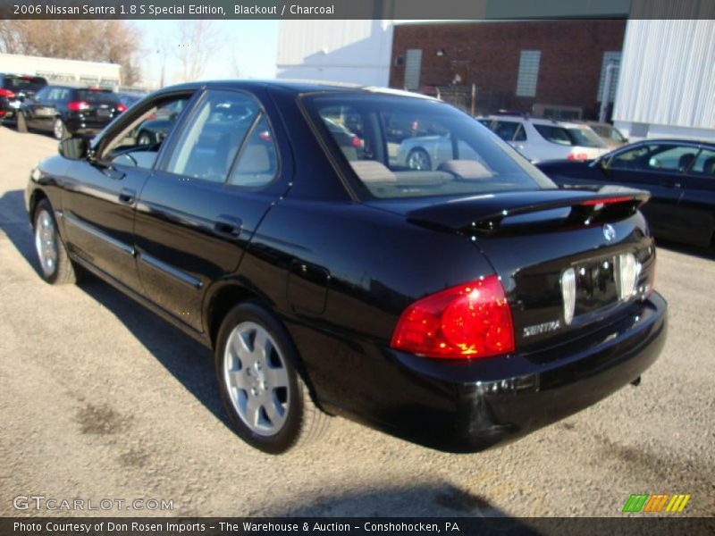 Blackout / Charcoal 2006 Nissan Sentra 1.8 S Special Edition