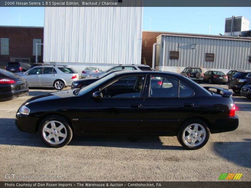 Blackout / Charcoal 2006 Nissan Sentra 1.8 S Special Edition