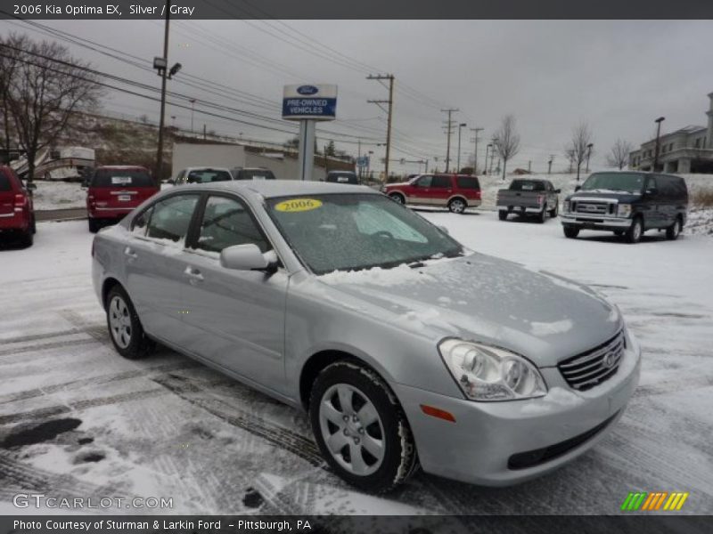 Silver / Gray 2006 Kia Optima EX