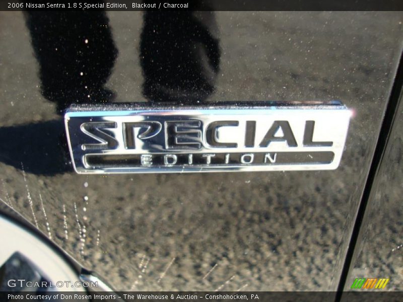 Blackout / Charcoal 2006 Nissan Sentra 1.8 S Special Edition