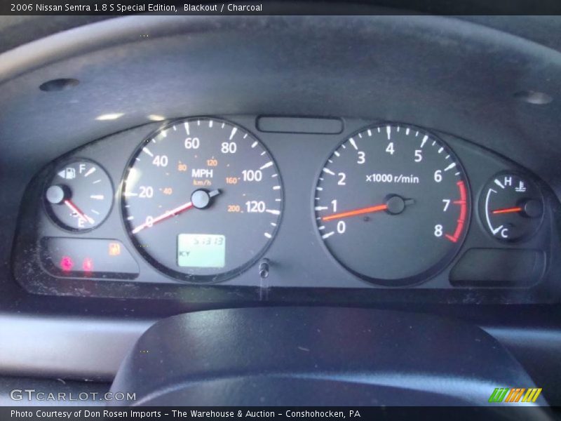Blackout / Charcoal 2006 Nissan Sentra 1.8 S Special Edition