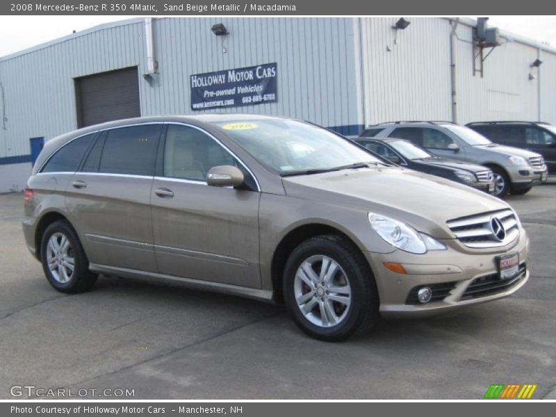 Sand Beige Metallic / Macadamia 2008 Mercedes-Benz R 350 4Matic