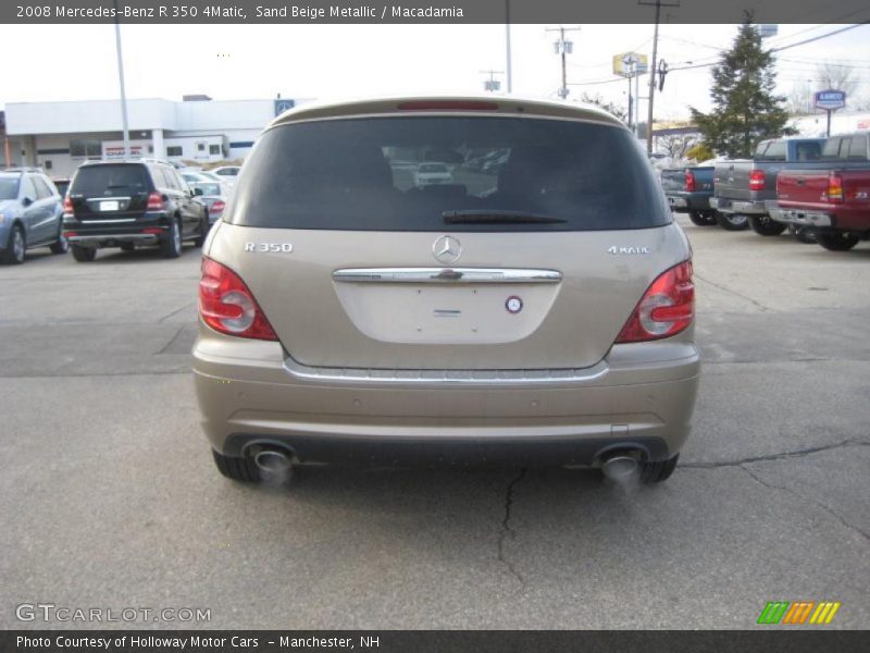 Sand Beige Metallic / Macadamia 2008 Mercedes-Benz R 350 4Matic