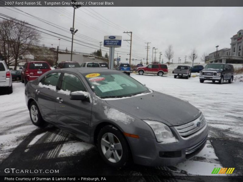 Tungsten Grey Metallic / Charcoal Black 2007 Ford Fusion SE