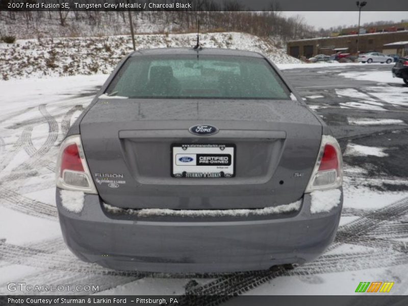 Tungsten Grey Metallic / Charcoal Black 2007 Ford Fusion SE