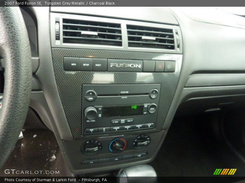 Tungsten Grey Metallic / Charcoal Black 2007 Ford Fusion SE