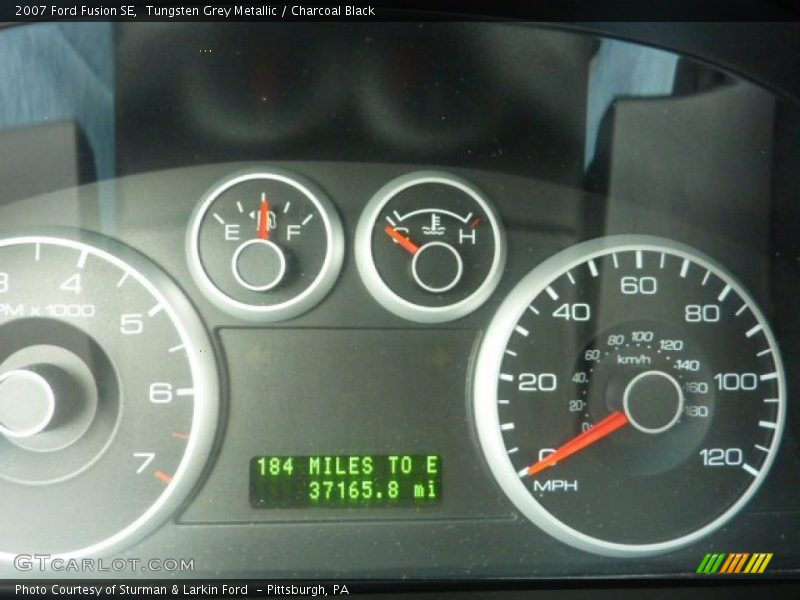 Tungsten Grey Metallic / Charcoal Black 2007 Ford Fusion SE
