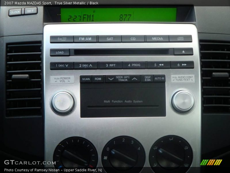 True Silver Metallic / Black 2007 Mazda MAZDA5 Sport