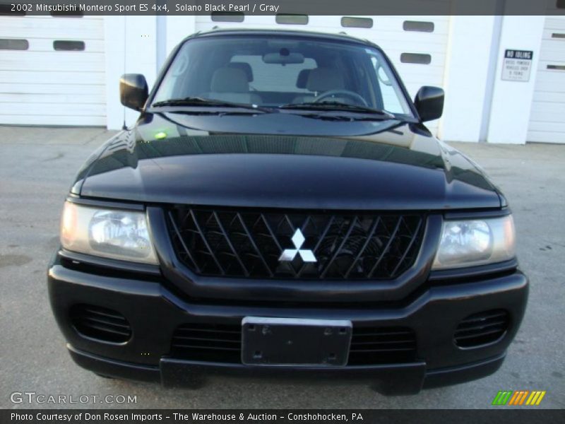 Solano Black Pearl / Gray 2002 Mitsubishi Montero Sport ES 4x4