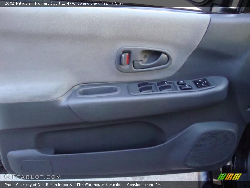 Solano Black Pearl / Gray 2002 Mitsubishi Montero Sport ES 4x4