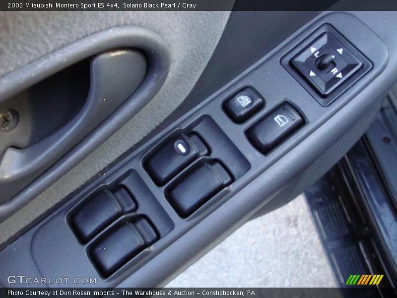 Solano Black Pearl / Gray 2002 Mitsubishi Montero Sport ES 4x4