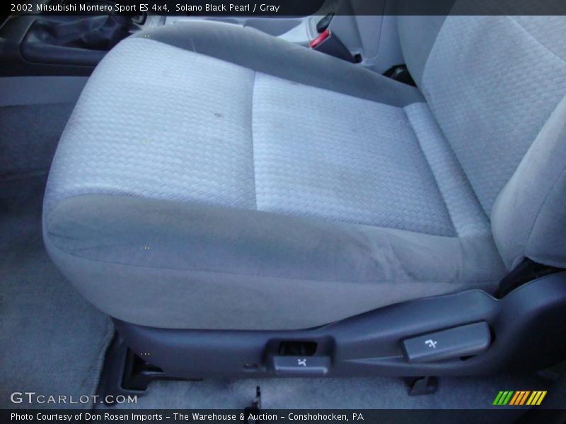 Solano Black Pearl / Gray 2002 Mitsubishi Montero Sport ES 4x4