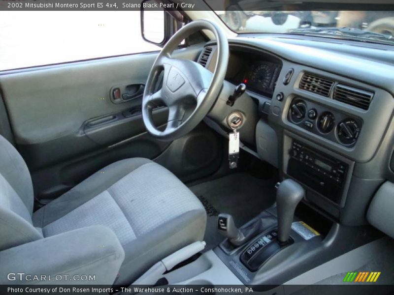 2002 Montero Sport ES 4x4 Gray Interior