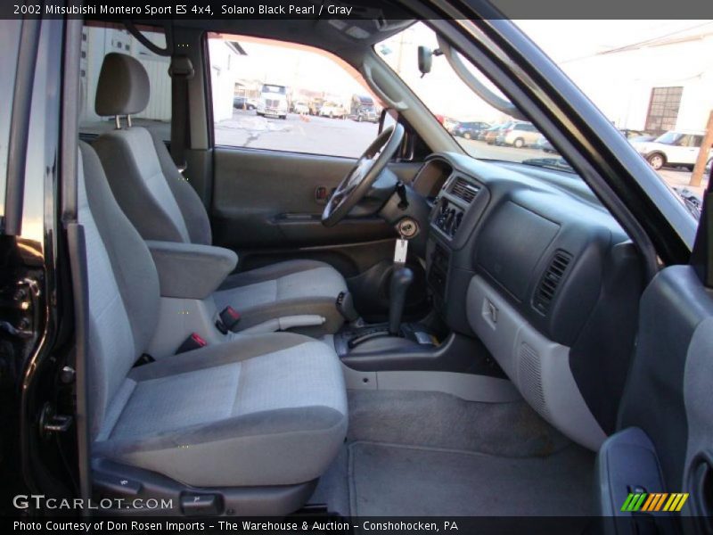 Solano Black Pearl / Gray 2002 Mitsubishi Montero Sport ES 4x4
