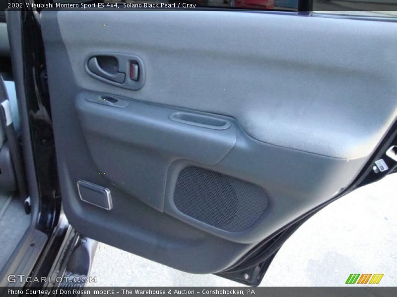 Solano Black Pearl / Gray 2002 Mitsubishi Montero Sport ES 4x4