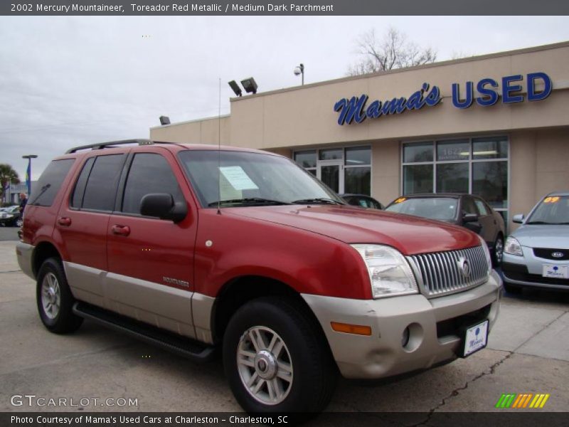 Toreador Red Metallic / Medium Dark Parchment 2002 Mercury Mountaineer