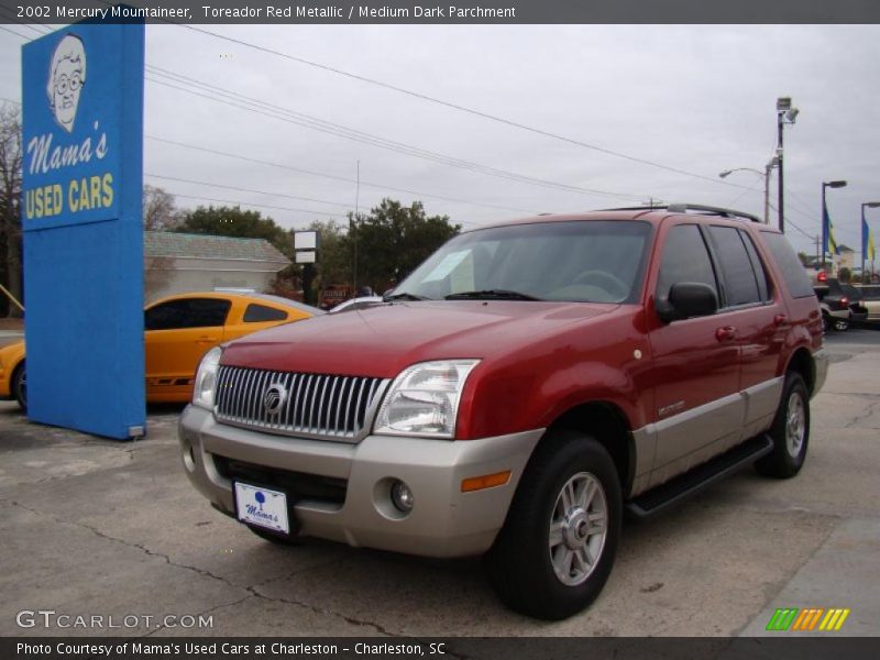 Toreador Red Metallic / Medium Dark Parchment 2002 Mercury Mountaineer