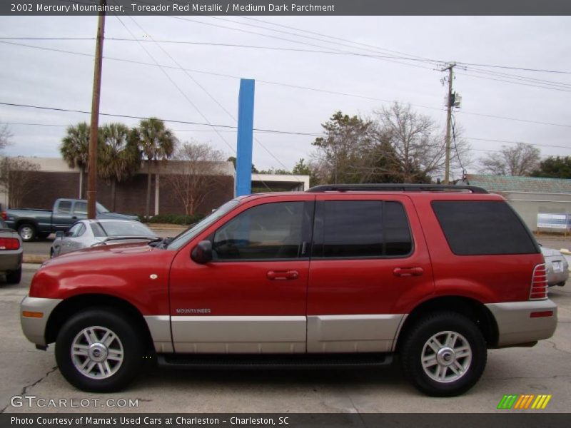Toreador Red Metallic / Medium Dark Parchment 2002 Mercury Mountaineer