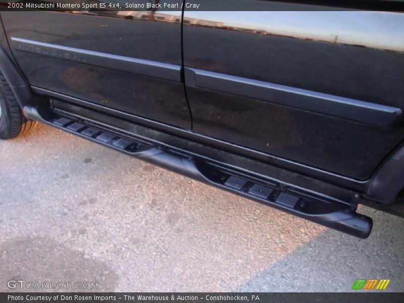 Solano Black Pearl / Gray 2002 Mitsubishi Montero Sport ES 4x4
