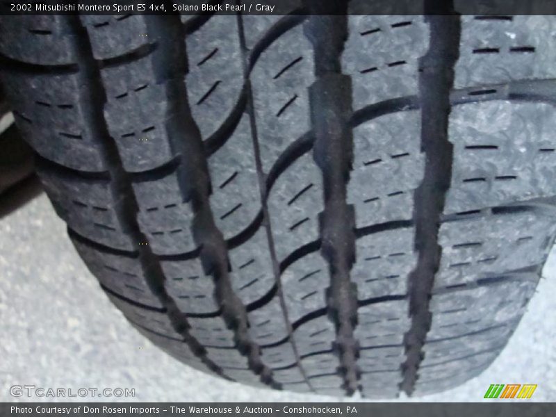 Solano Black Pearl / Gray 2002 Mitsubishi Montero Sport ES 4x4