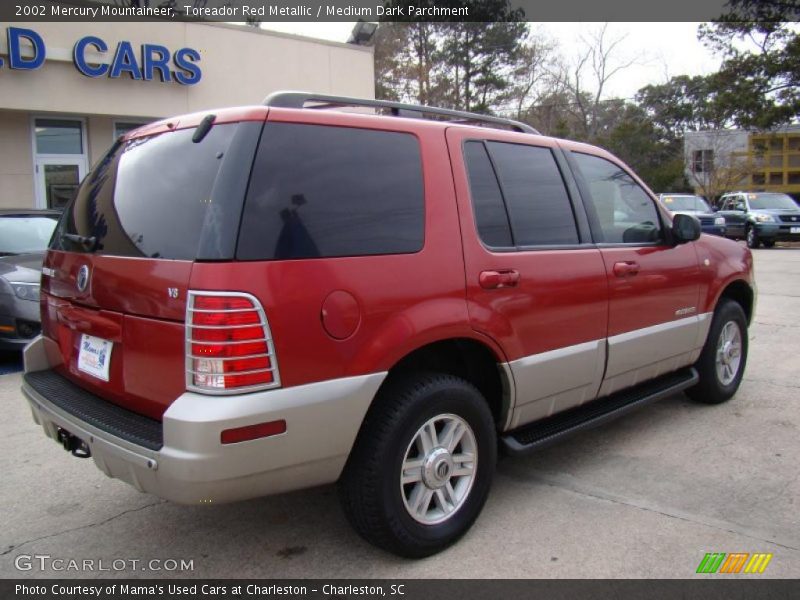Toreador Red Metallic / Medium Dark Parchment 2002 Mercury Mountaineer