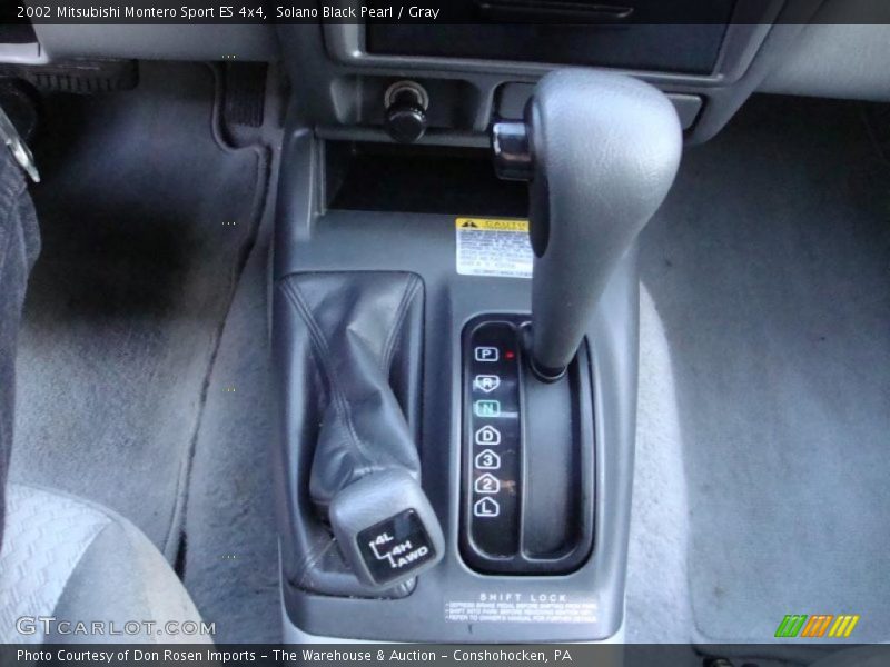  2002 Montero Sport ES 4x4 4 Speed Automatic Shifter