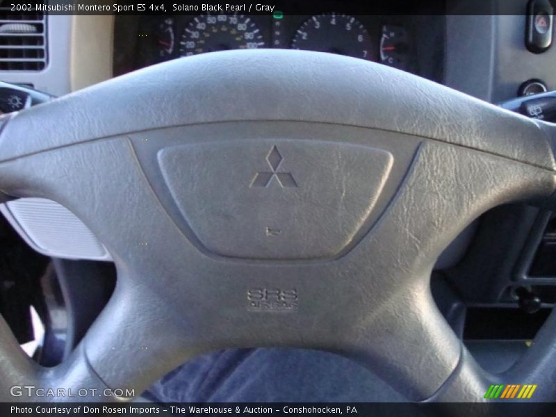 Solano Black Pearl / Gray 2002 Mitsubishi Montero Sport ES 4x4