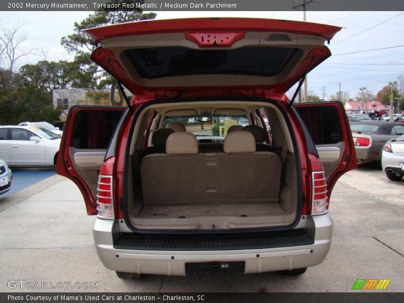 Toreador Red Metallic / Medium Dark Parchment 2002 Mercury Mountaineer