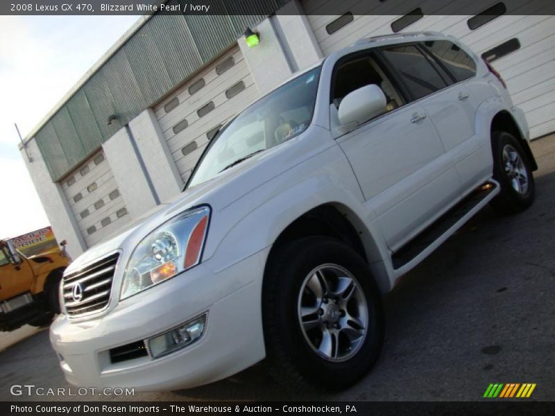 Blizzard White Pearl / Ivory 2008 Lexus GX 470