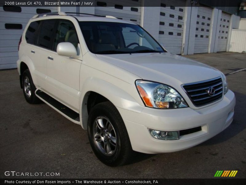 Blizzard White Pearl / Ivory 2008 Lexus GX 470