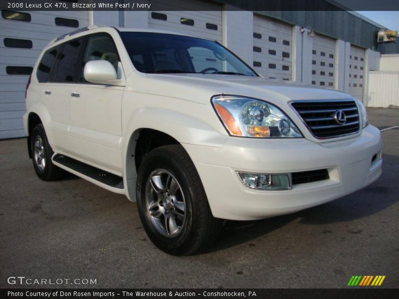 Blizzard White Pearl / Ivory 2008 Lexus GX 470