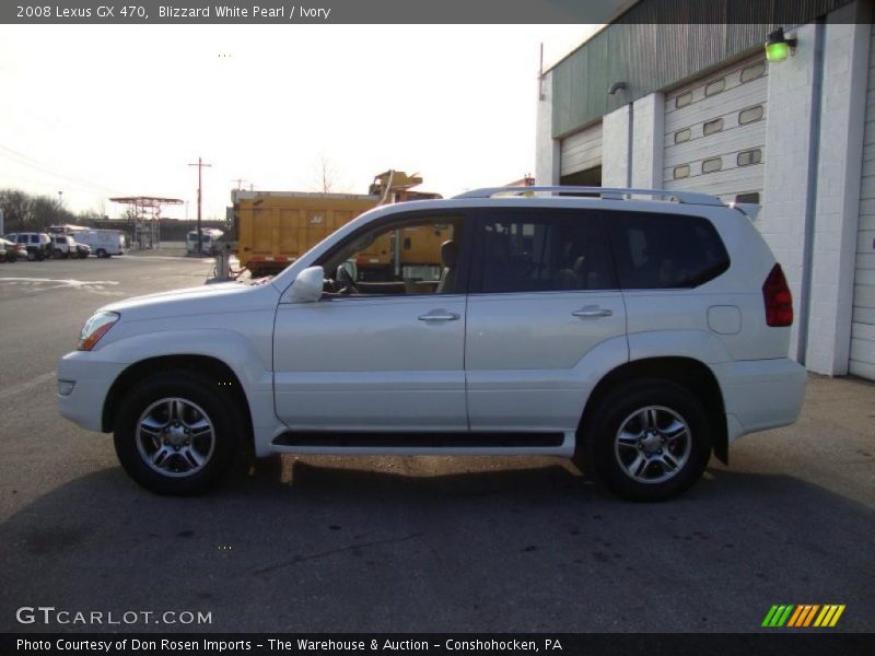 Blizzard White Pearl / Ivory 2008 Lexus GX 470