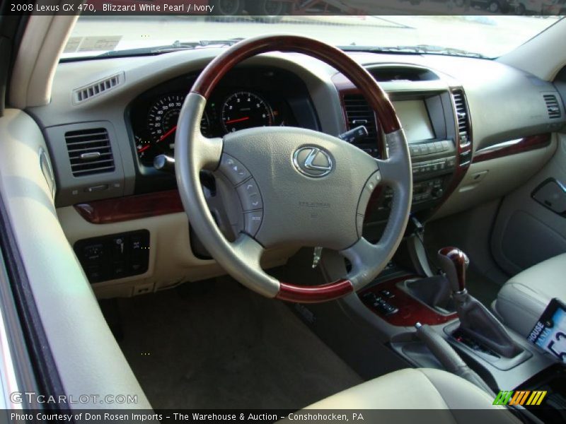 Blizzard White Pearl / Ivory 2008 Lexus GX 470