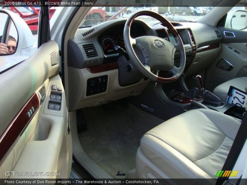 Blizzard White Pearl / Ivory 2008 Lexus GX 470