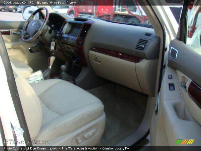Blizzard White Pearl / Ivory 2008 Lexus GX 470