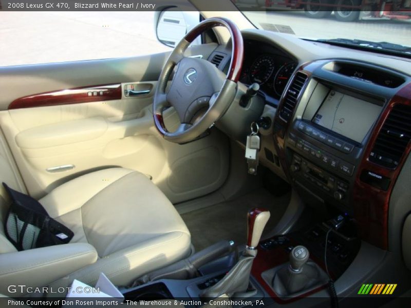 Blizzard White Pearl / Ivory 2008 Lexus GX 470