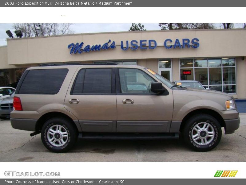 Arizona Beige Metallic / Medium Parchment 2003 Ford Expedition XLT