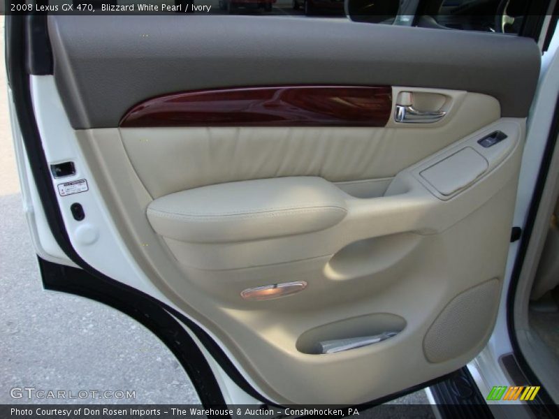 Blizzard White Pearl / Ivory 2008 Lexus GX 470