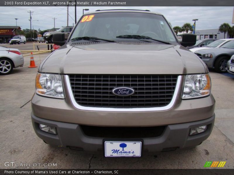 Arizona Beige Metallic / Medium Parchment 2003 Ford Expedition XLT