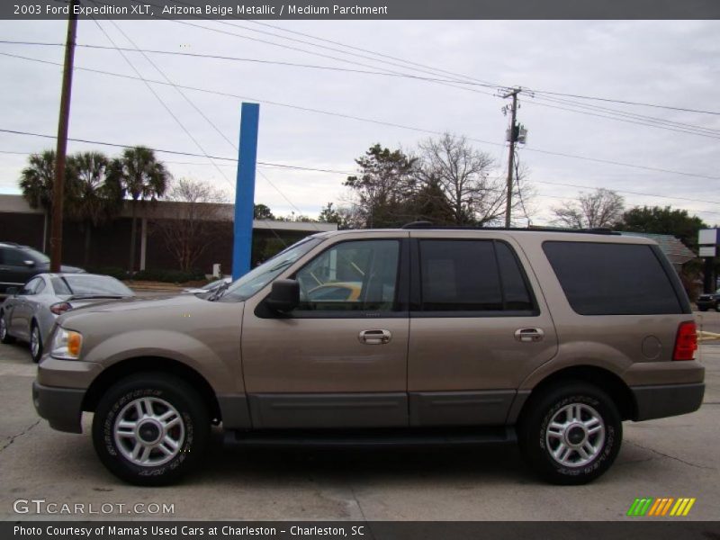 Arizona Beige Metallic / Medium Parchment 2003 Ford Expedition XLT