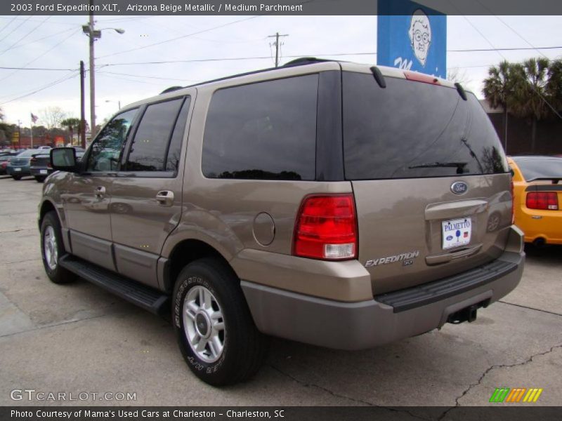 Arizona Beige Metallic / Medium Parchment 2003 Ford Expedition XLT