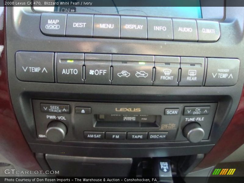 Blizzard White Pearl / Ivory 2008 Lexus GX 470
