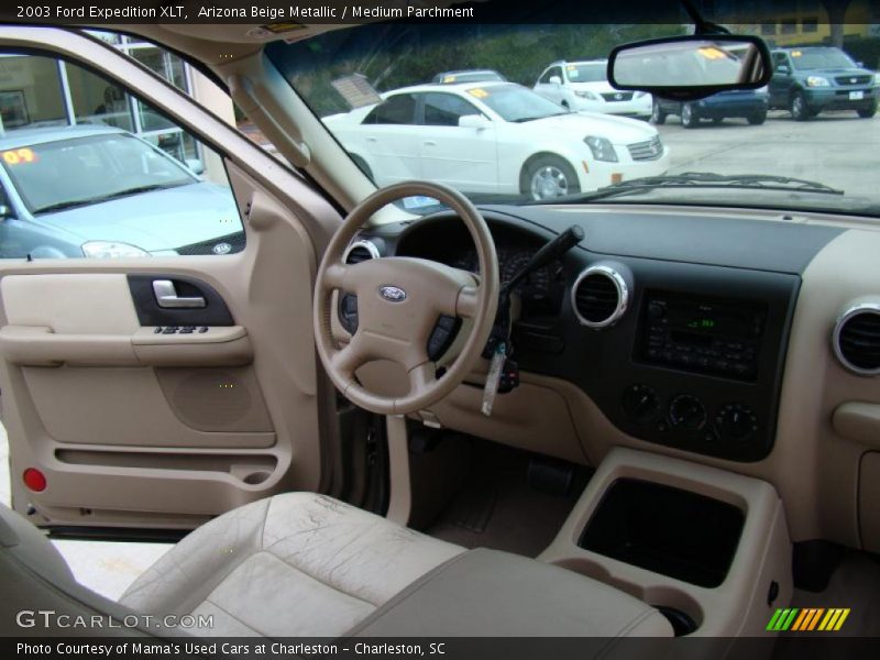 Arizona Beige Metallic / Medium Parchment 2003 Ford Expedition XLT