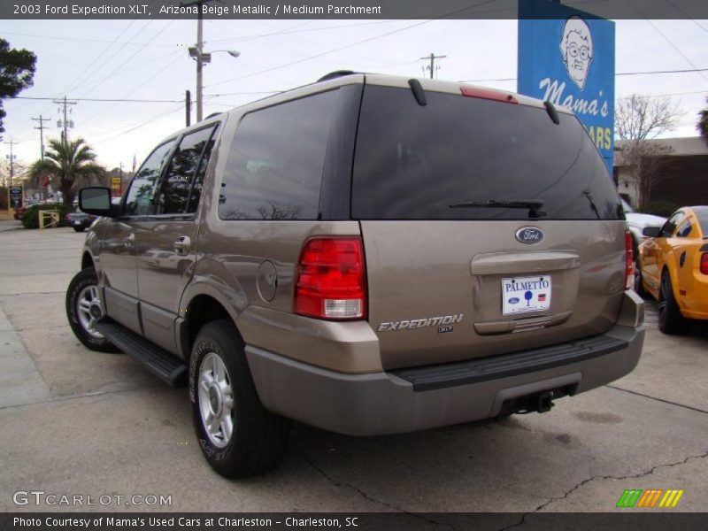 Arizona Beige Metallic / Medium Parchment 2003 Ford Expedition XLT