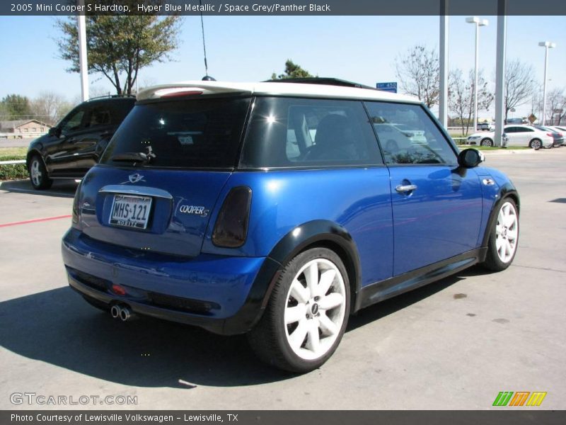 Hyper Blue Metallic / Space Grey/Panther Black 2005 Mini Cooper S Hardtop