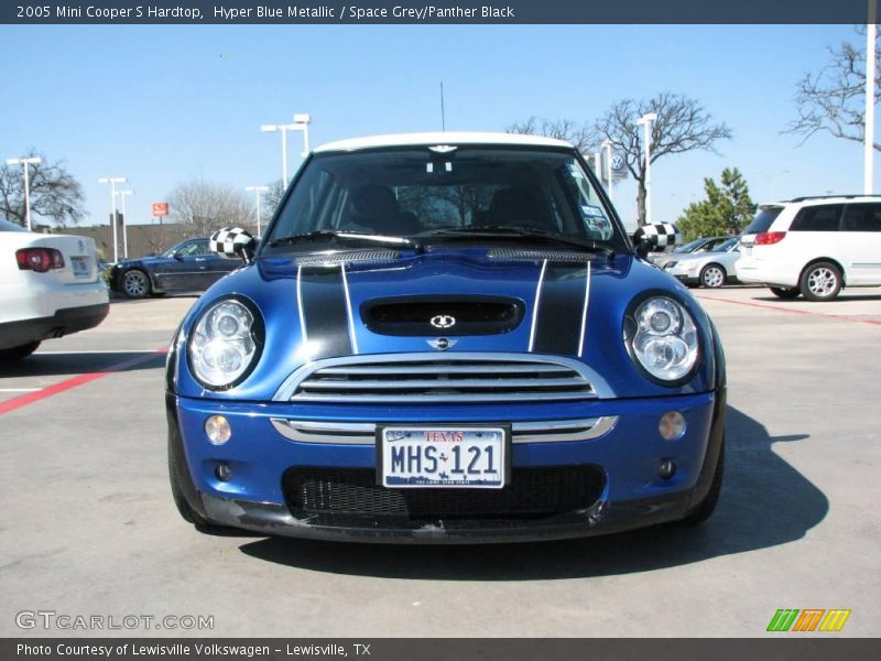 Hyper Blue Metallic / Space Grey/Panther Black 2005 Mini Cooper S Hardtop