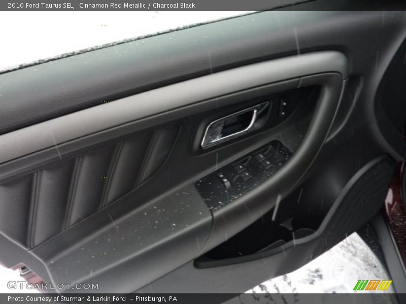 Cinnamon Red Metallic / Charcoal Black 2010 Ford Taurus SEL